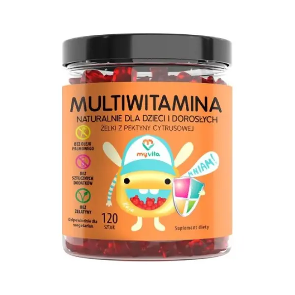 MYVITA Multiwitamina dla dzieci i dorosłych, 120 sztuk