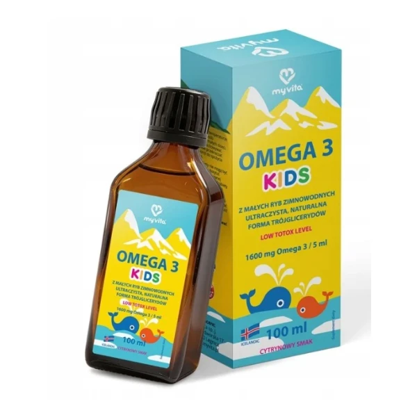MyVita Omega-3 Kids w płynie, 100 ml