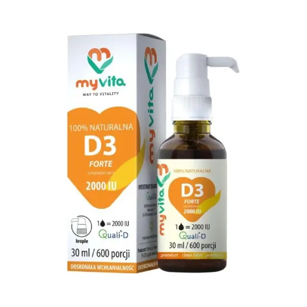 MyVita Witamina D3 Forte krople, 30 ml