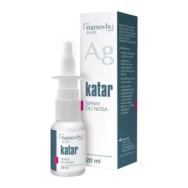 Nanovix Silver Katar Spray do nosa, 20ml