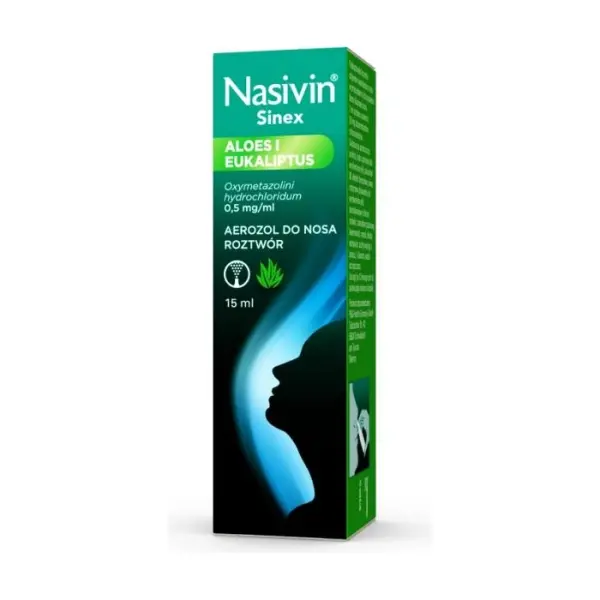 Nasivin Sinex Aloes i Eukaliptus aerozol do nosa