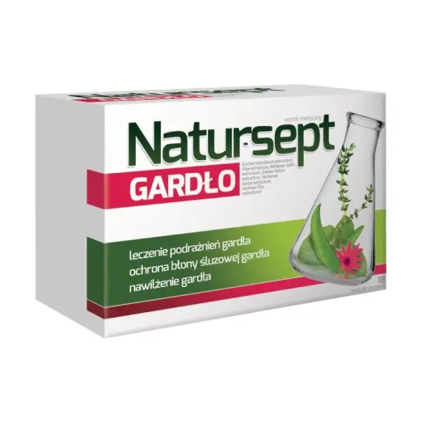 NATUR-SEPT GARDŁO 18 pastylek do ssania