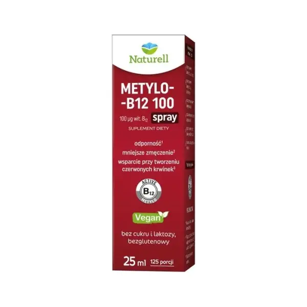 NATURELL Metylo B12 100 spray, 25 ml
