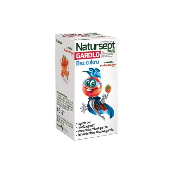 Natursept Med Gardło Lizaki bez cukru 6 lizaków