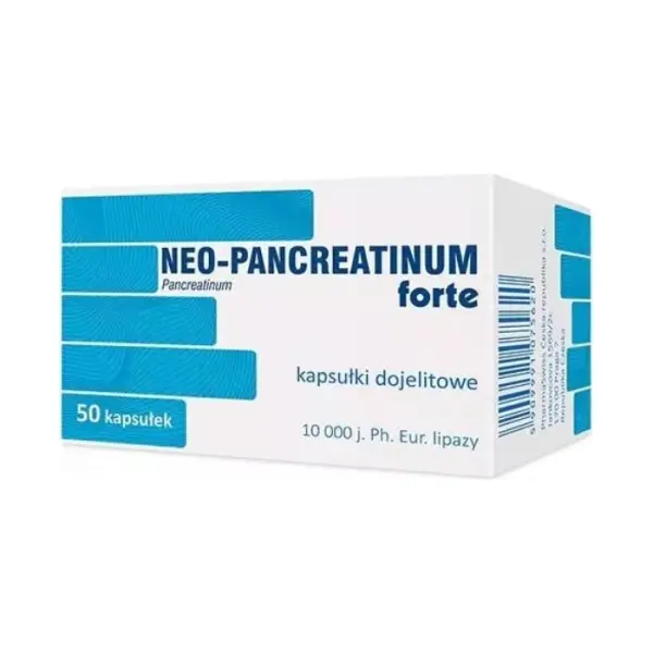 Neo-Pancreatinum Forte 10000j. 50 kapsułek