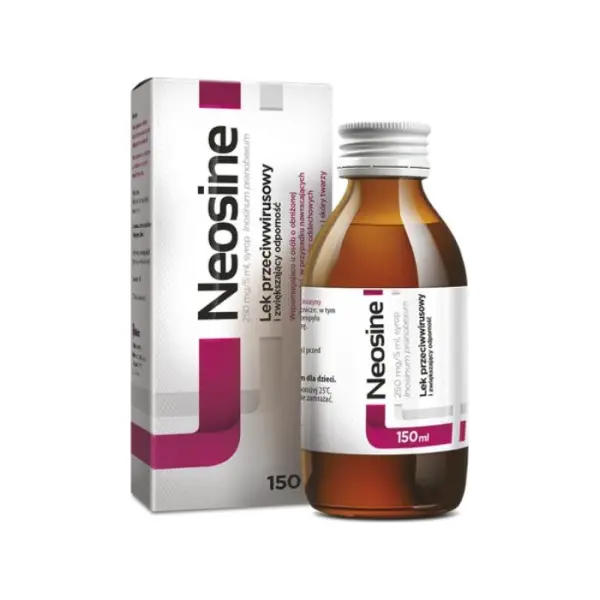 NEOSINE, lek przeciwwirusowy i na odporność w syropie, 150 ml
