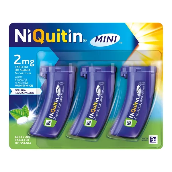 Niquitin Mini 2 mg, 60 tabl.