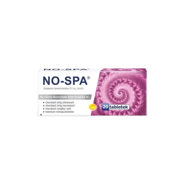 No-Spa 40mg 20 tabletek