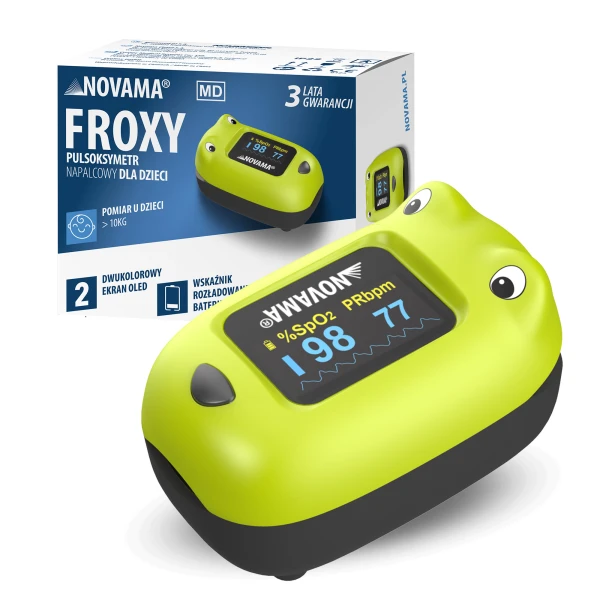 Novama Froxy Pulsoksymetr napalcowy dla dzieci