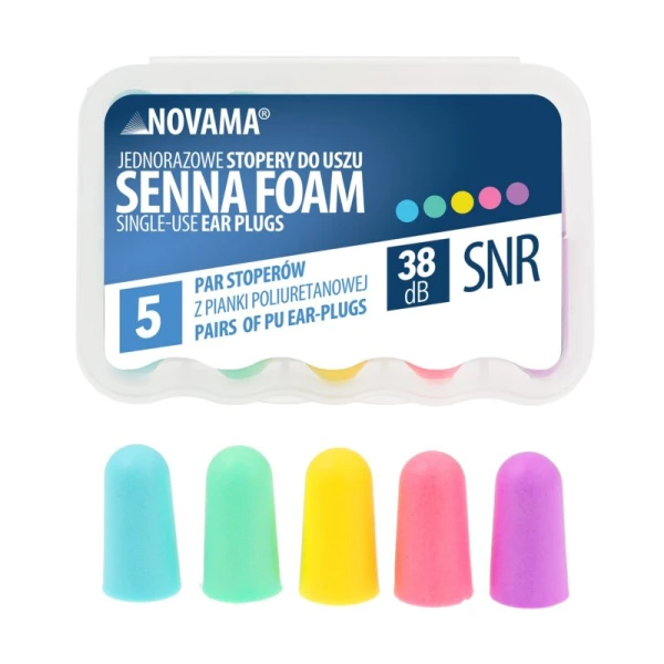 NOVAMA Senna Foam stopery do uszu, 10 sztuk