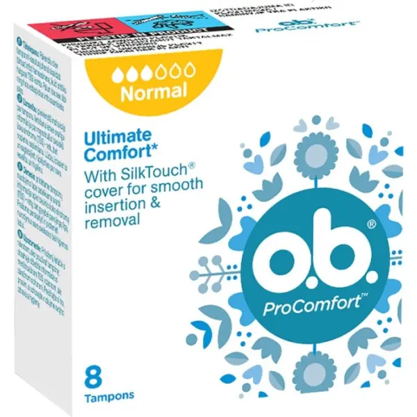 OB ProComfort Normal tampony higieniczne, 8 sztuk