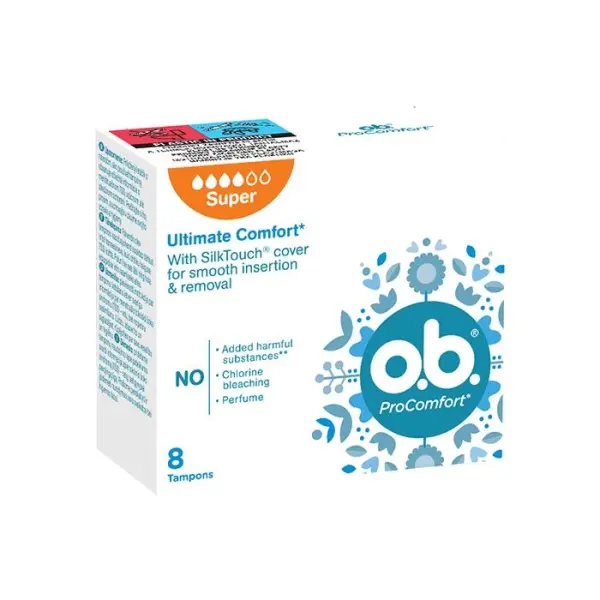 OB ProComfort Super tampony higieniczne, 8 sztuk