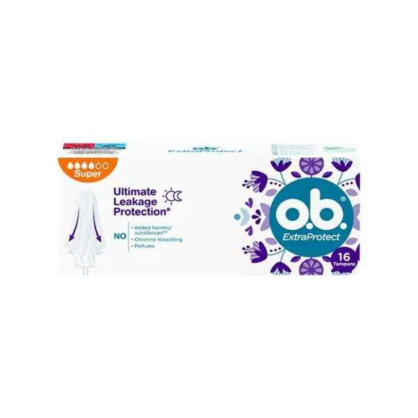O.B. Tampony ExtraProtect super, 16 sztuk