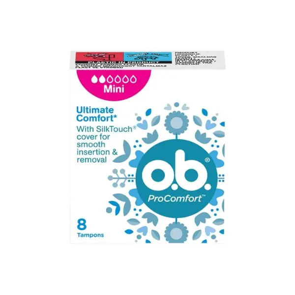 O.B. Tampony ProComfort higieniczne mini, 8 sztuk