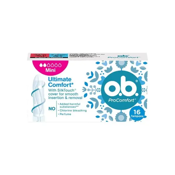 O.B. Tampony ProComfort mini, 16 sztuk
