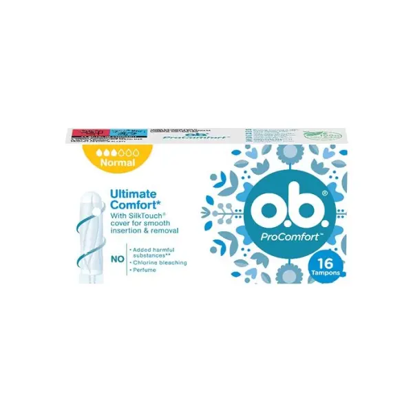 O.B. Tampony ProComfort normal, 16 sztuk