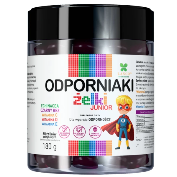 Lanco Nutritions Odporniaki Junior, 60 sztuk