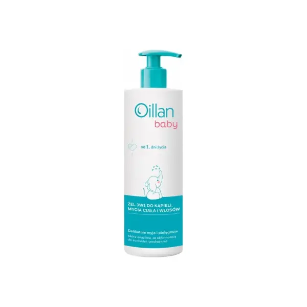 OILLAN BABY Żel 3w1 do kąpieli mycia ciała 750 ml
