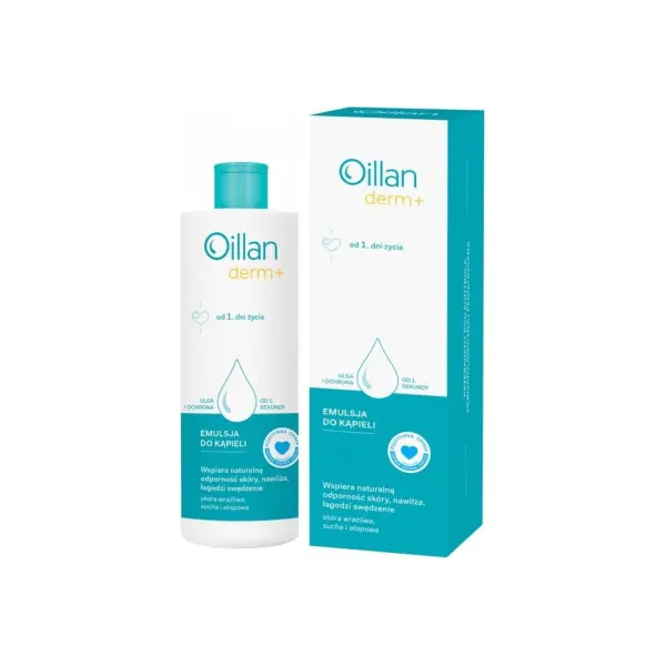OILLAN DERM+ Emulsja do kąpieli 200 ml