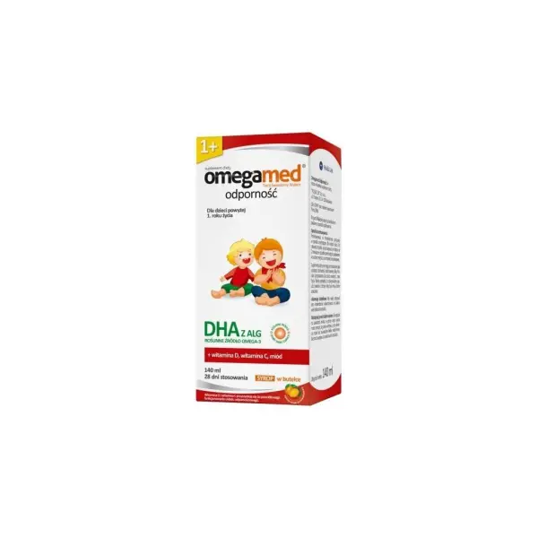 Omegamed Odporność 1+, syrop w butelce 140 ml