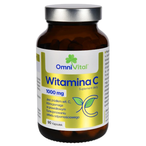 Omni Vital Witamina C 1000mg, 90 kapsułek