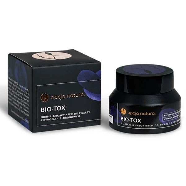 Opcja Natura Bio-Tox Krem do twarzy normalizujący z kwasem hialuronowym, 50 ml