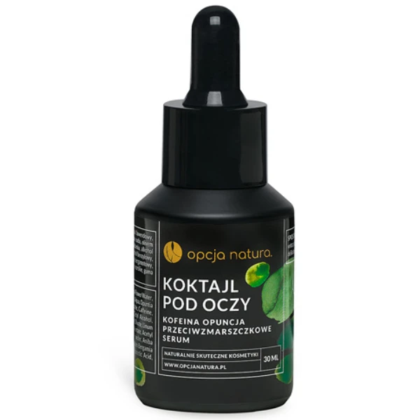 Opcja Natura Koktajl Pod Oczy Serum przeciwzmarszczkowe kofeina & opuncja, 30 ml