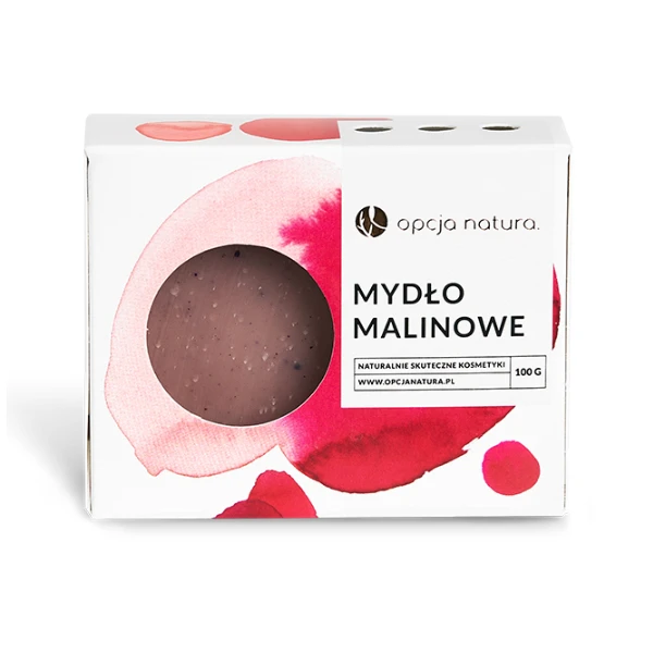 Opcja Natura Mydło malinowe, 100 g