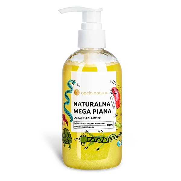 Opcja Natura Naturalna Mega Piana do kąpieli dla dzieci, 250 ml