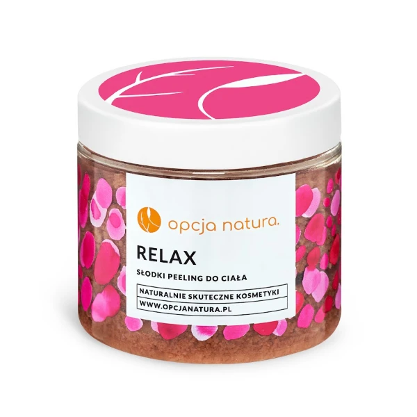 Opcja Natura Relax Peeling do ciała słodki, 200 ml