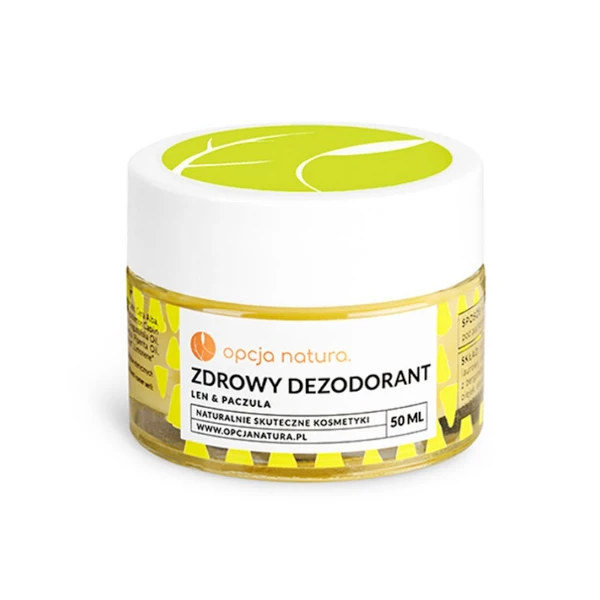 Opcja Natura Zdrowy Dezodorant len & paczula, 50 ml