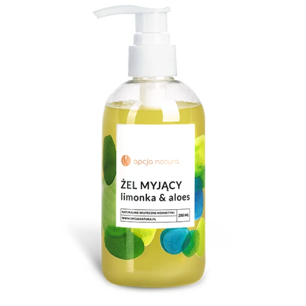 Opcja Natura Żel myjący limonka & aloes, 250 ml