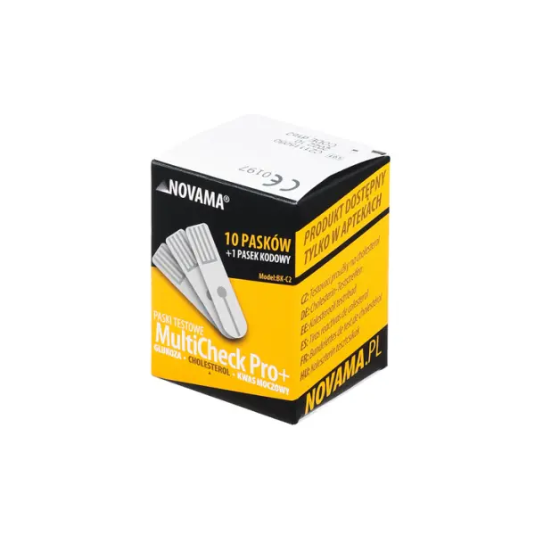 Paski testowe NOVAMA MultiCheck Pro+ cholesterol