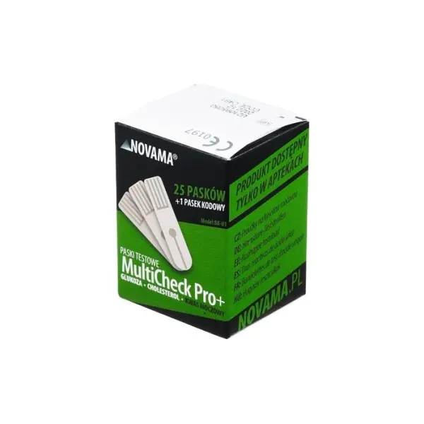 Paski testowe NOVAMA MultiCheck Pro+ kwas moczowy