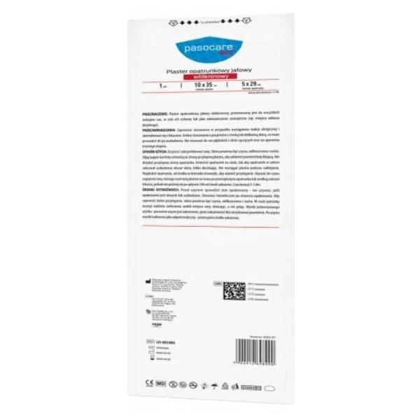 Pasocare Med Plaster opatrunkowy jałowy włókninowy 10 x 35 cm, 1 szt.