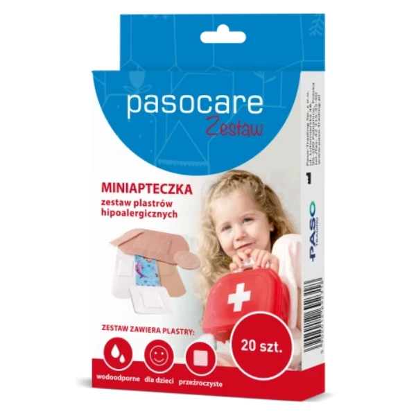 Pasocare Mini Apteczka Plastry-zestaw, 20 szt.
