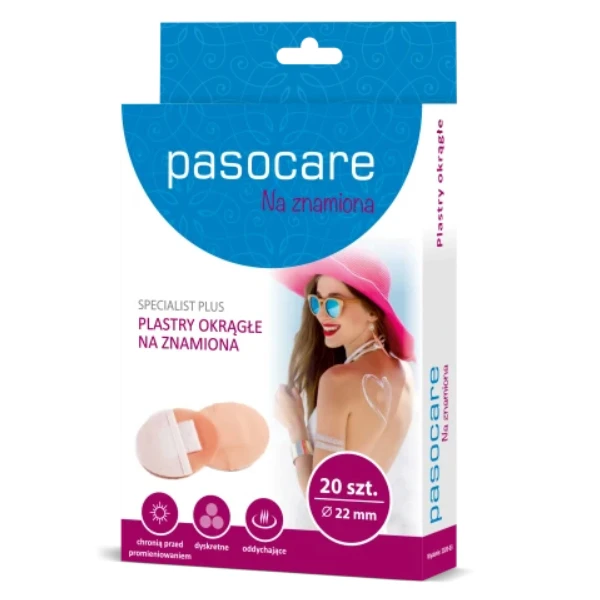 Pasocare Oval Plus Plastry-zestaw, 20 szt.