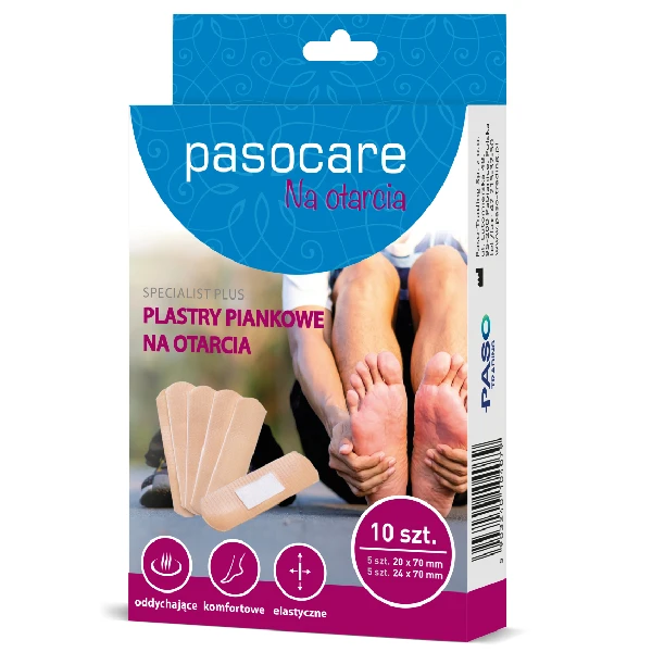 Pasocare Specialist Plus Plaster na otarcia piankowy, 10 szt.