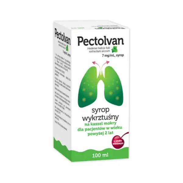 PECTOLVAN Syrop wykrztuśny, 7 mg/ml, 100 ml