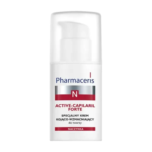 PHARMACERIS N ACTIVE-CAPILARIL FORTE Krem do twarzy wzmacniający kojący, 30 ml