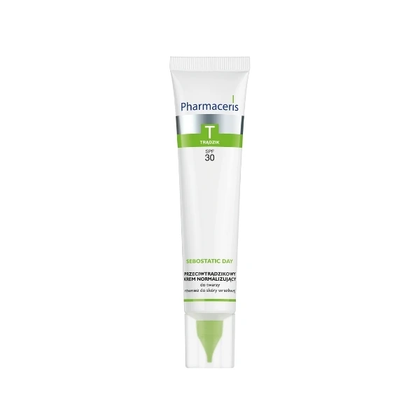 Pharmaceris T T-Zone Oily Skin Sebostatic Day Krem normalizujący przeciwtrądzikowy SPF 30, 40 ml