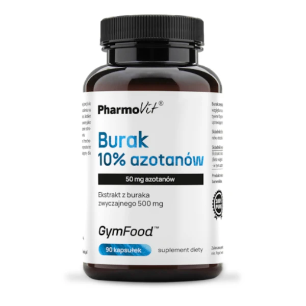 PHARMOVIT Burak 10% azotanów, 90 kaps.