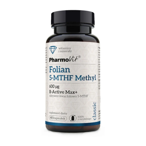PHARMOVIT Folian 5-MTHF Methyl 600 µg, 60 kaps.