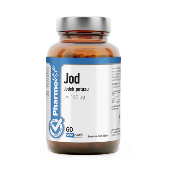 PHARMOVIT Jod jodek potasu 150 ug, 60 vege kaps.