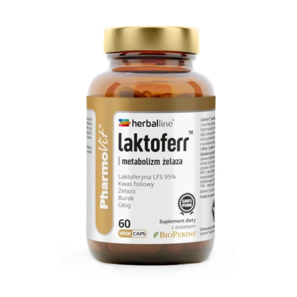 PHARMOVIT Laktoferr™ metabolizm żelaza, 60 kaps.