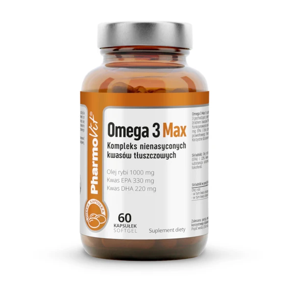 PHARMOVIT Omega 3 Max, 60 kaps.