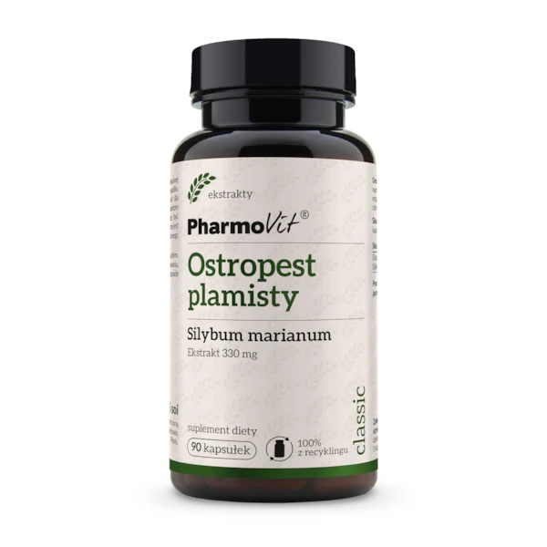 PHARMOVIT Ostropest plamisty 330 mg, 90 kaps.