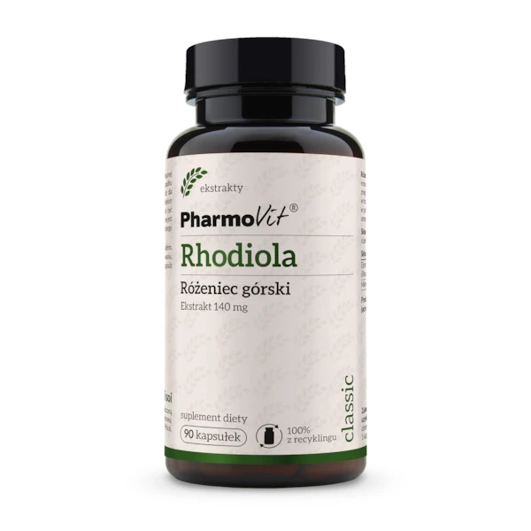 PHARMOVIT Rhodiola 4:1 140 mg, 90 kaps.