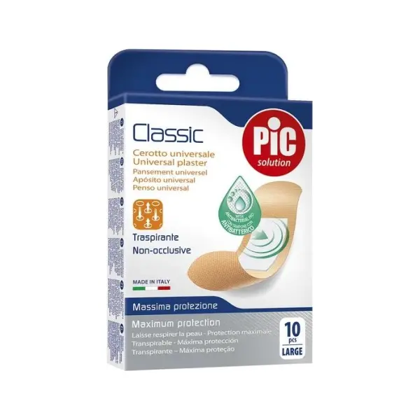 PIC Classic plaster antybakteryjny duży 25x72mm, 10 sztuk