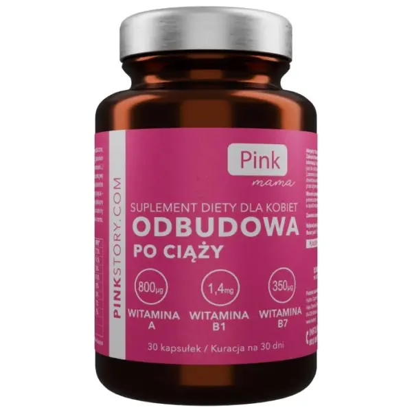 PINK Mama odbudowa po ciąży, 30 kapsułek